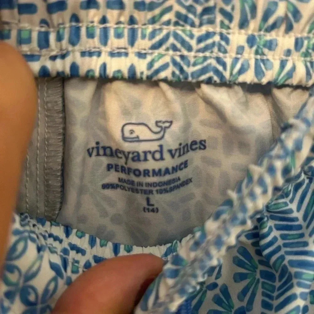 Vineyard Vines Girls Chappy Short Blue Size Large - Picture 3 of 4